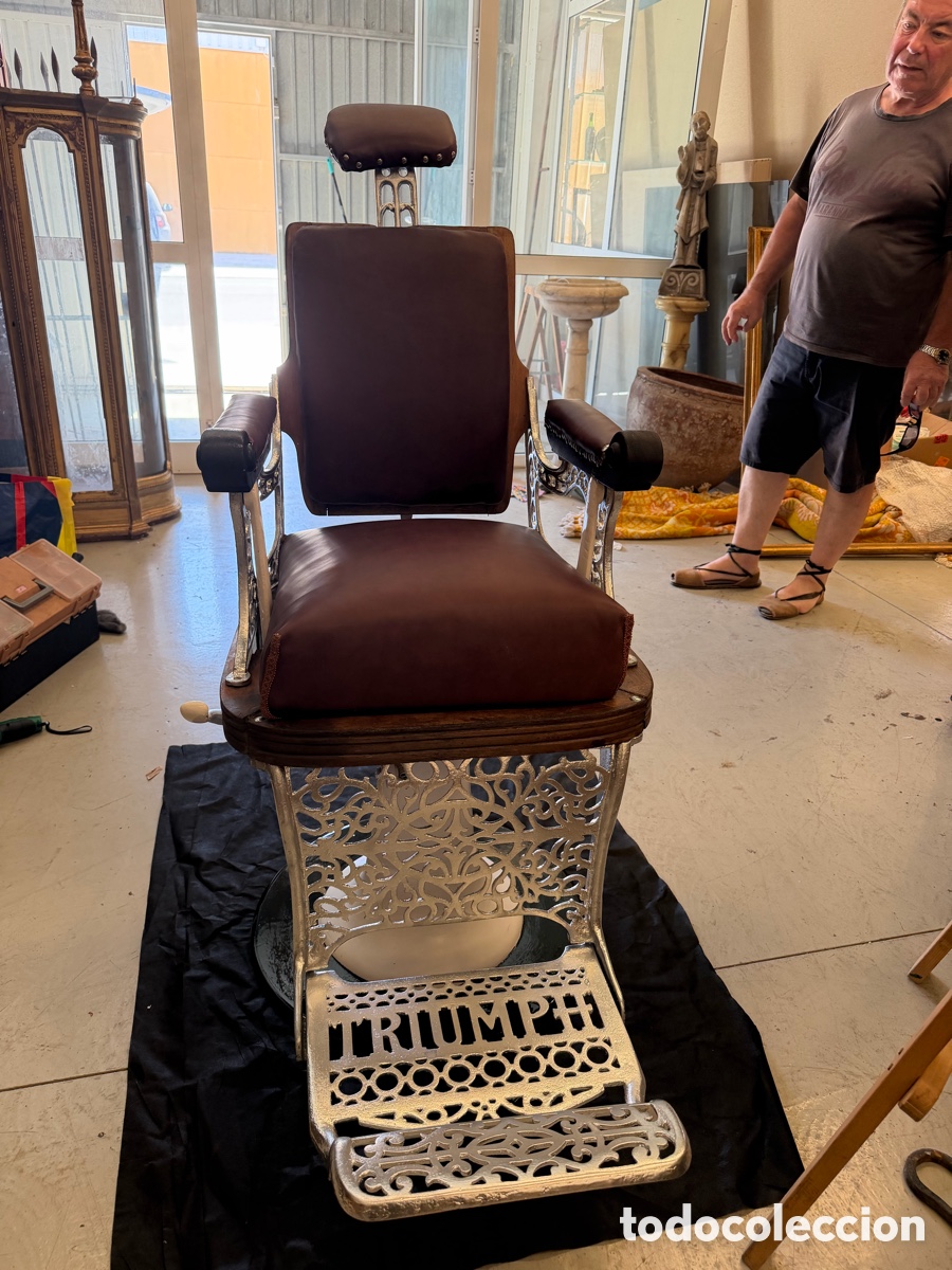 Antig&uuml;edades: Silla de barber&iacute;a TRIUNPH - Foto 11