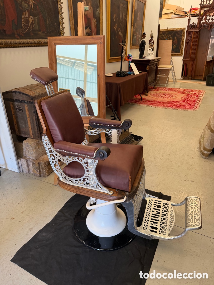 Antig&uuml;edades: Silla de barber&iacute;a TRIUNPH - Foto 12