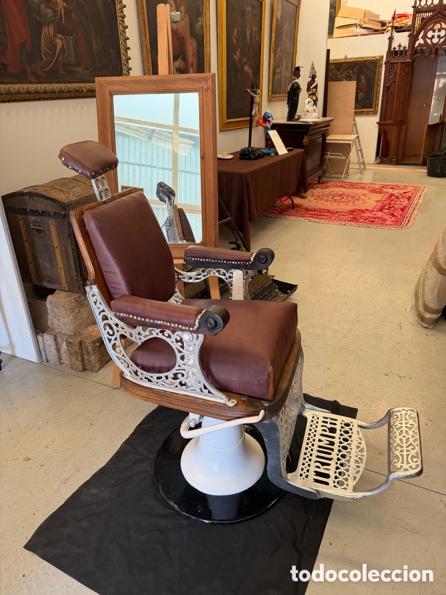 Antig&uuml;edades: Silla de barber&iacute;a TRIUNPH - Foto 13