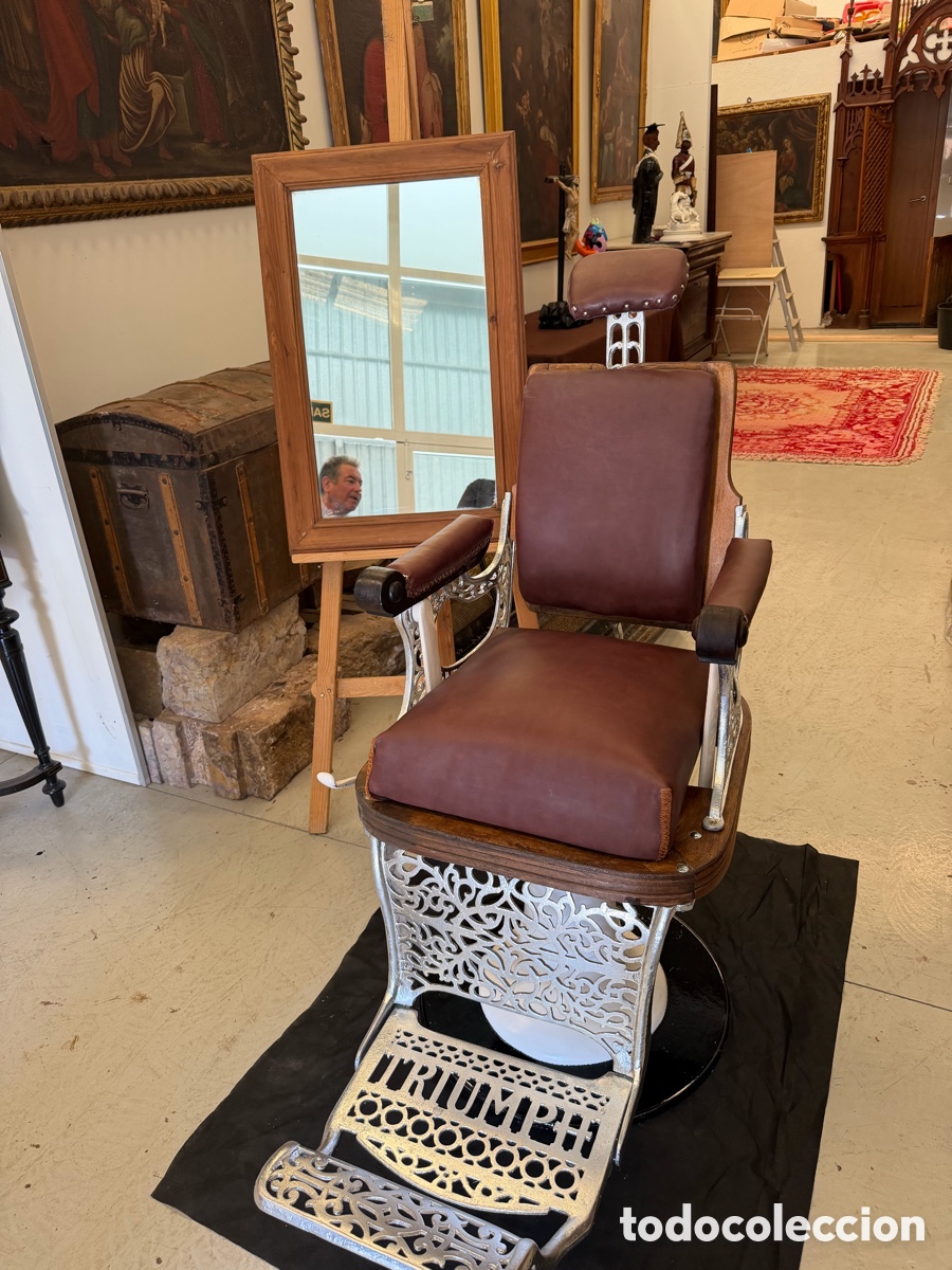 Antig&uuml;edades: Silla de barber&iacute;a TRIUNPH - Foto 14