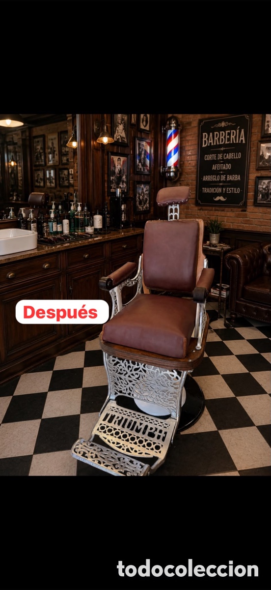 Antig&uuml;edades: Silla de barber&iacute;a TRIUNPH