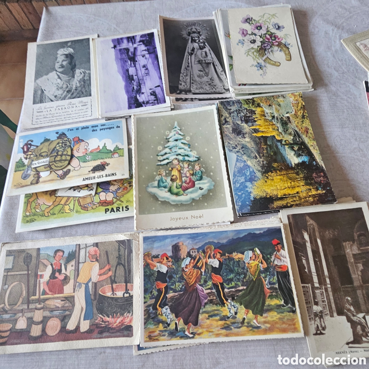 Antig&uuml;edades: Gran lote de postales de diferentes tem&aacute;ticas, dibujos, paisajes, publicitarias, etc.