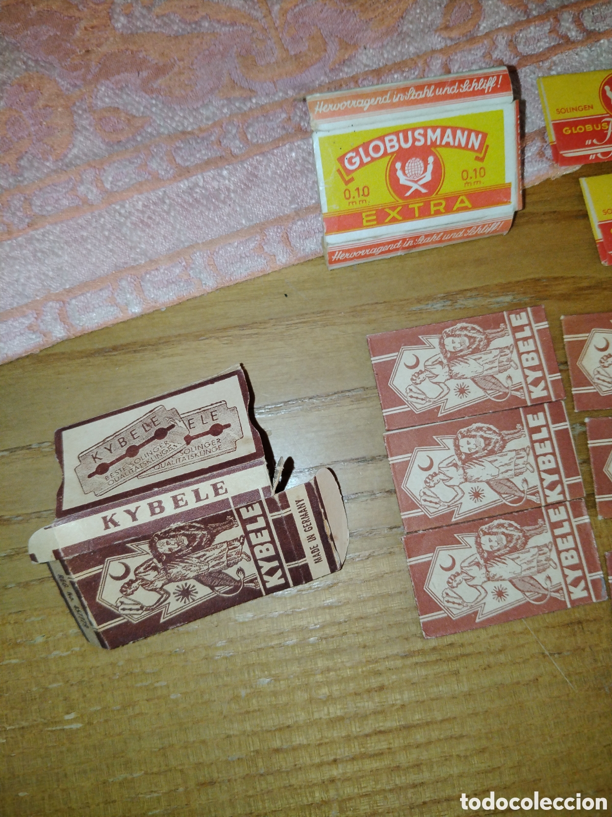 Antig&uuml;edades: Lote hojas de afeitar - Foto 2