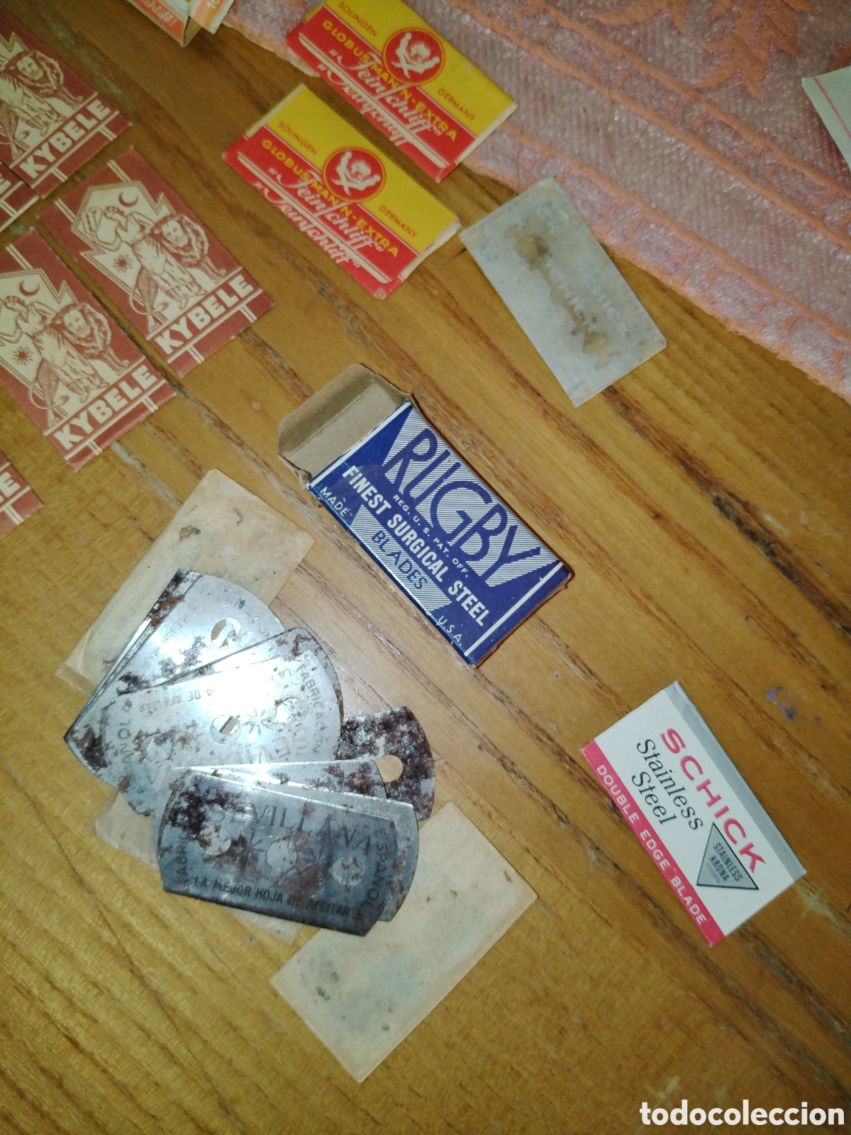 Antig&uuml;edades: Lote hojas de afeitar - Foto 3