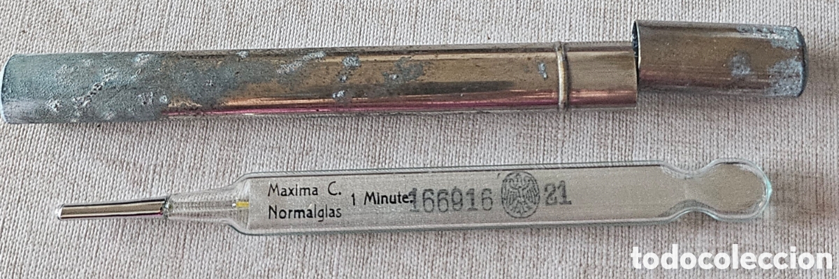 Antig&uuml;edades: Term&oacute;metro anal&oacute;gico cl&iacute;nico 1921 - Foto 4