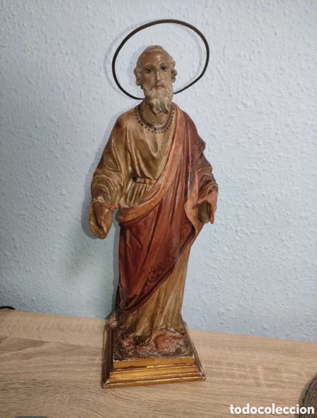 Antig&uuml;edades: San Pedro - figura Olot