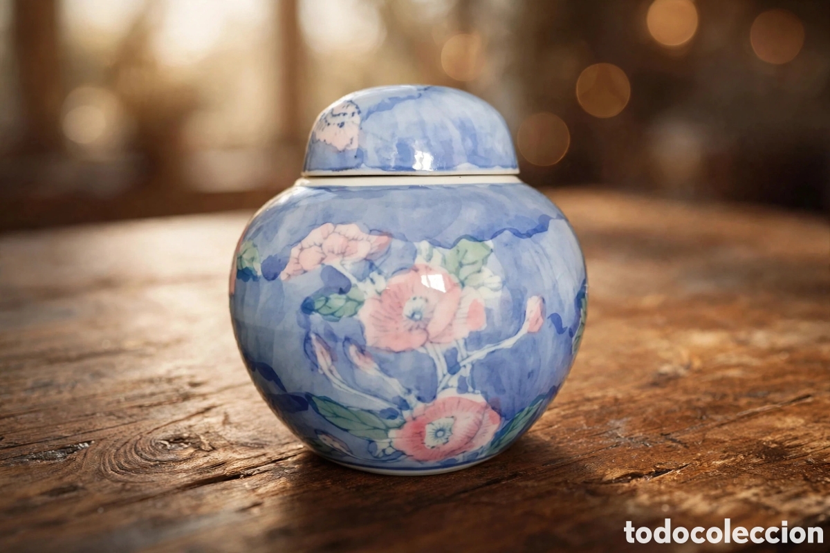 Antiques: TIBOR TARRO DE JENGIBRE. POTICHE DE PORCELANA.