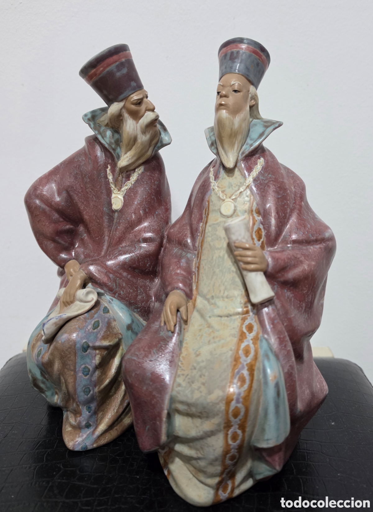 Antig&uuml;edades: Figura Lladr&oacute; &rdquo;Magistrados&rdquo; Porcelana Vintage
