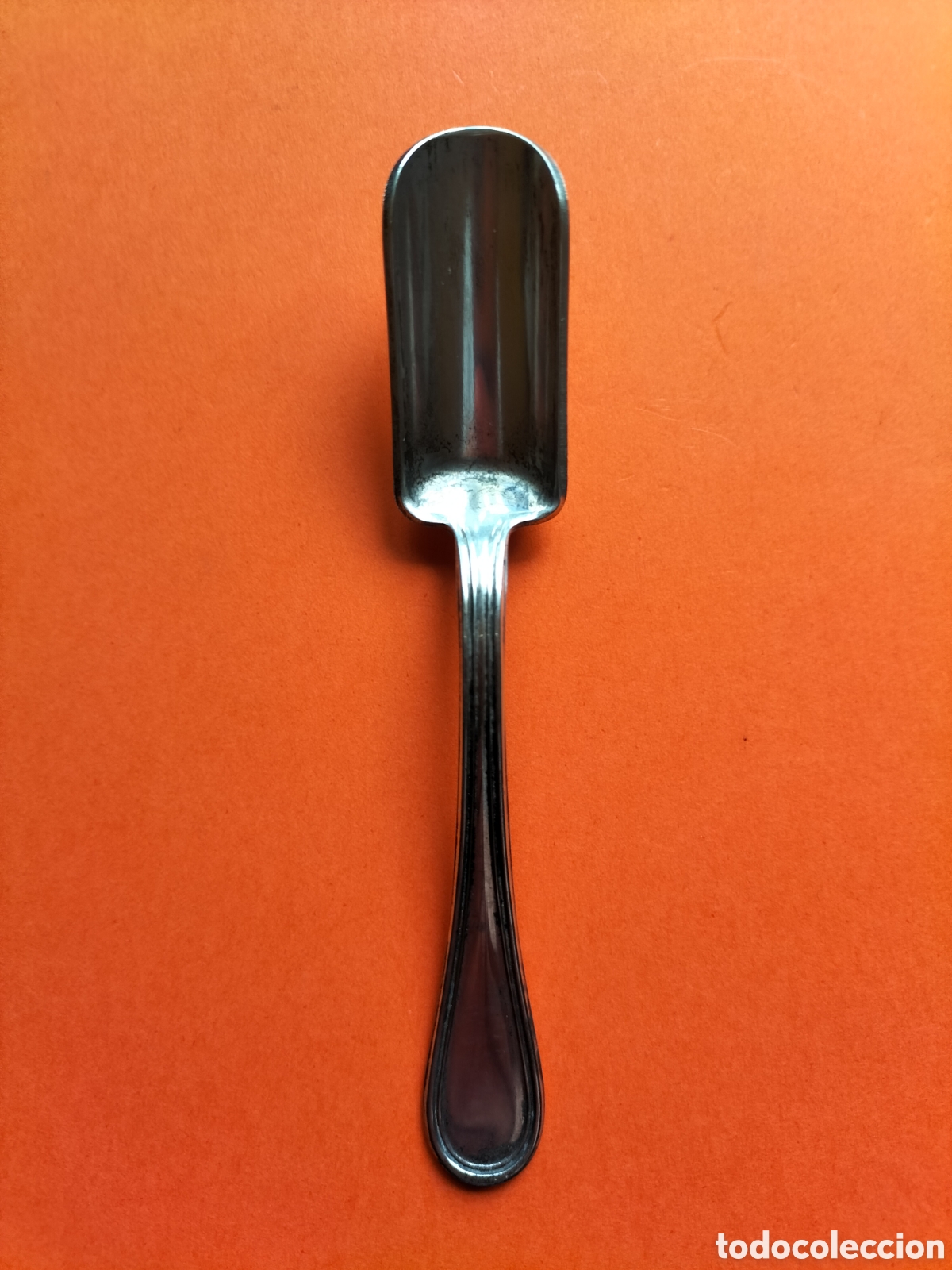 Antig&uuml;edades: Cucharilla para Liturgias de Plata para poner Incienso.