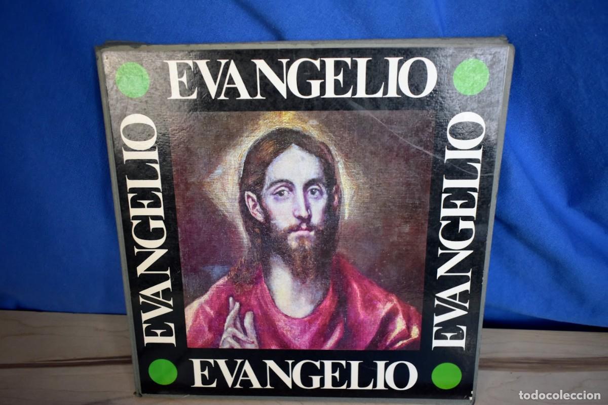 Antig&uuml;edades: Estuche completo El Evangelio cinco vinilos 33 RPM edciones Paulinas a&ntilde;o 1964