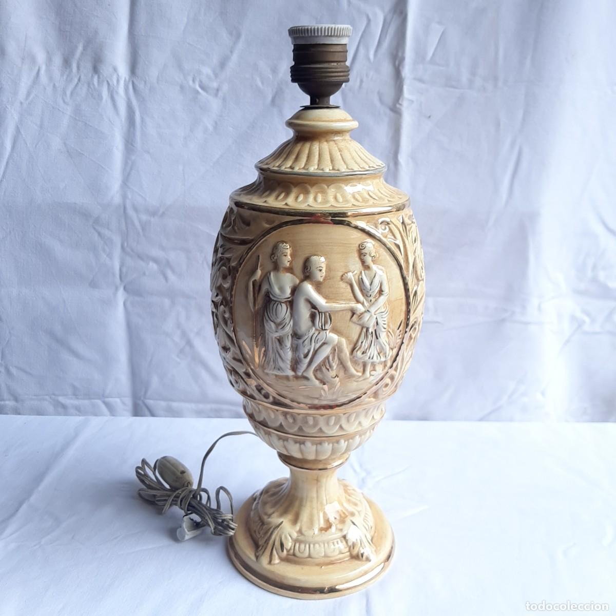 Antig&uuml;edades: L&aacute;mpara de cer&aacute;mica - lampada in ceramica anni 40