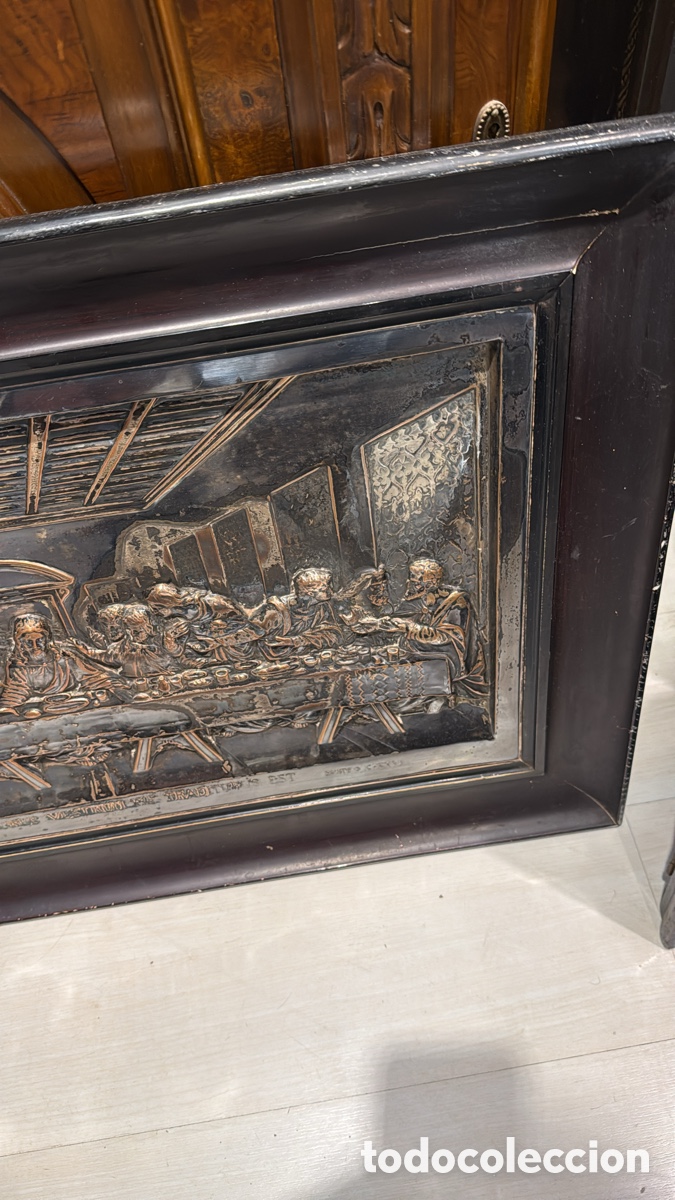 Antig&uuml;edades: CUADRO SANTA CENA VON MARCO - Foto 4
