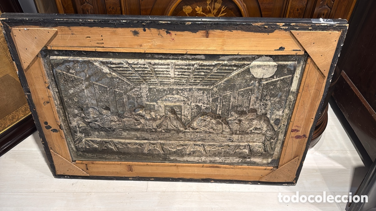 Antig&uuml;edades: CUADRO SANTA CENA VON MARCO - Foto 5