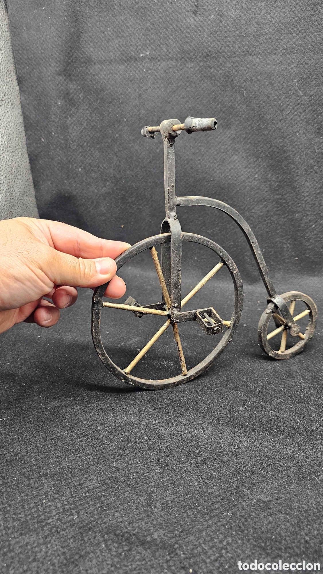 Antig&uuml;edades: Bicicleta decoraci&oacute;n de forja