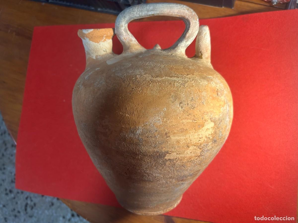 Antig&uuml;edades: Cantaro, Botijo, Cantir, antiguo de ceramica catalana