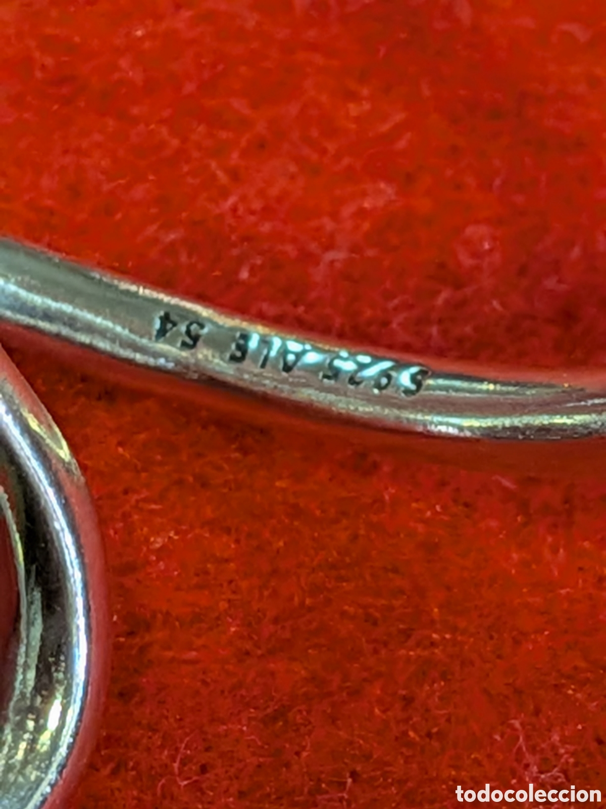 Antig&uuml;edades: Anillo Pandora modelo corazon, plata de ley 925. REF-5670 - Foto 5
