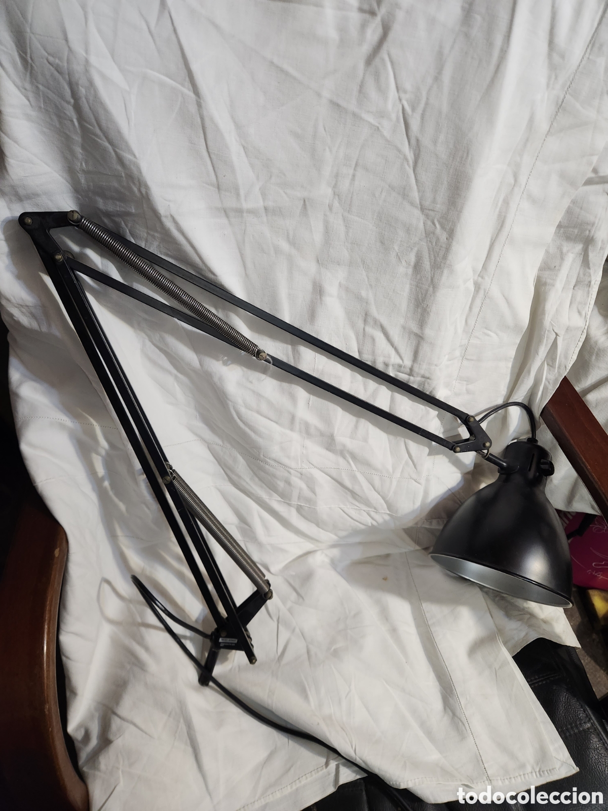 Antig&uuml;edades: LAMPARA METALARTE MODELO ARMA. FLEXO. ESCRITORIO.
