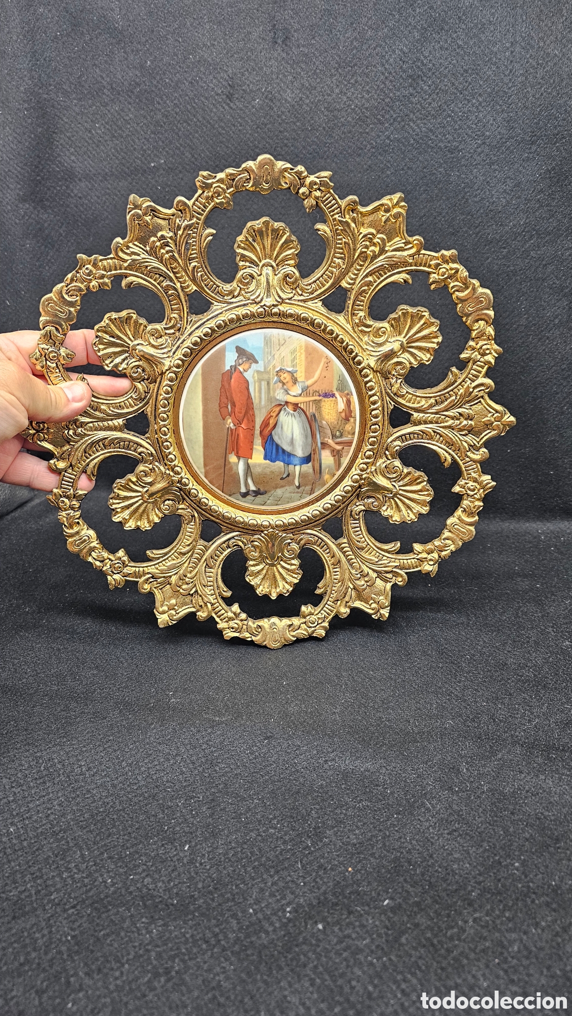 Antig&uuml;edades: Antiguo plato de bronce