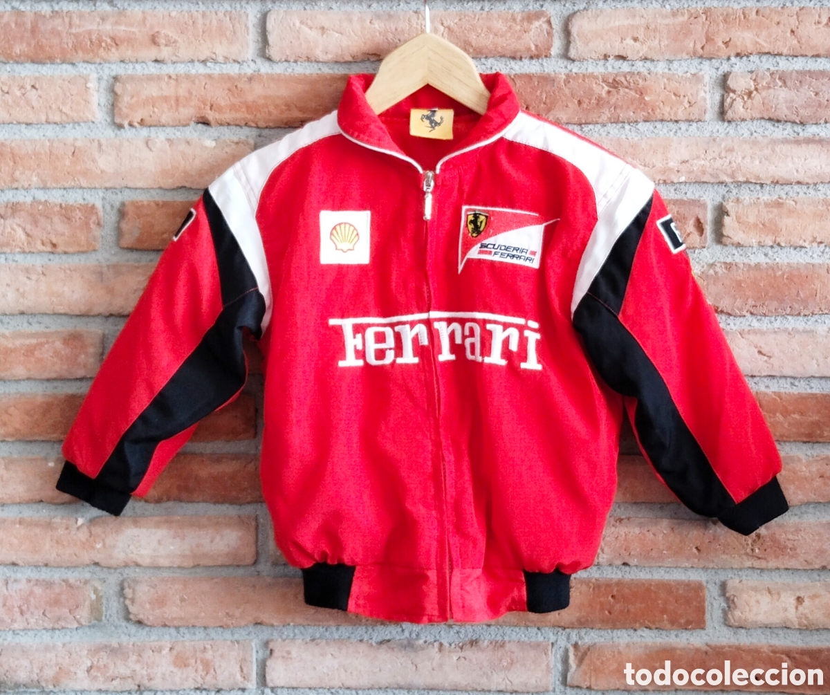 Antig&uuml;edades: Chaqueta Bomber Ferrari Vintage Kids (Talla S - 4 a&ntilde;os)