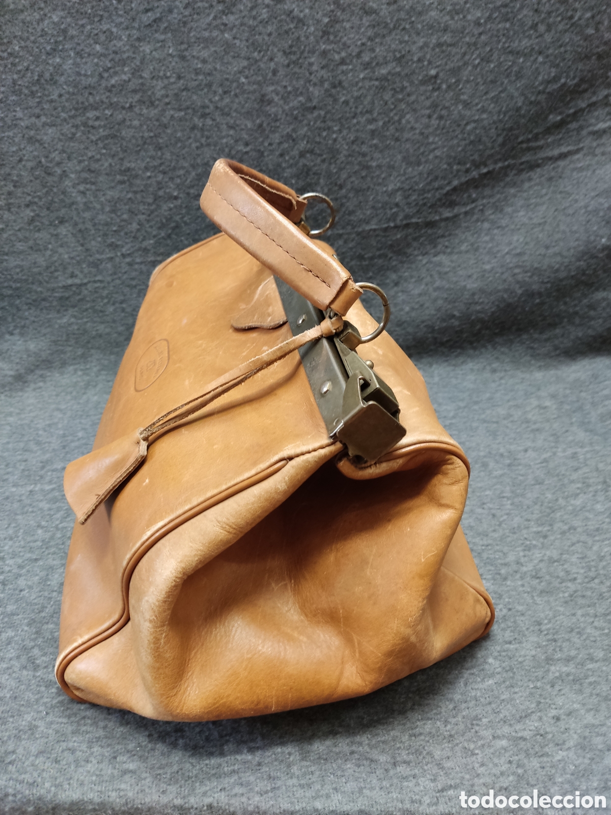 Antig&uuml;edades: Bolso de cuero estilo m&eacute;dico - Foto 3