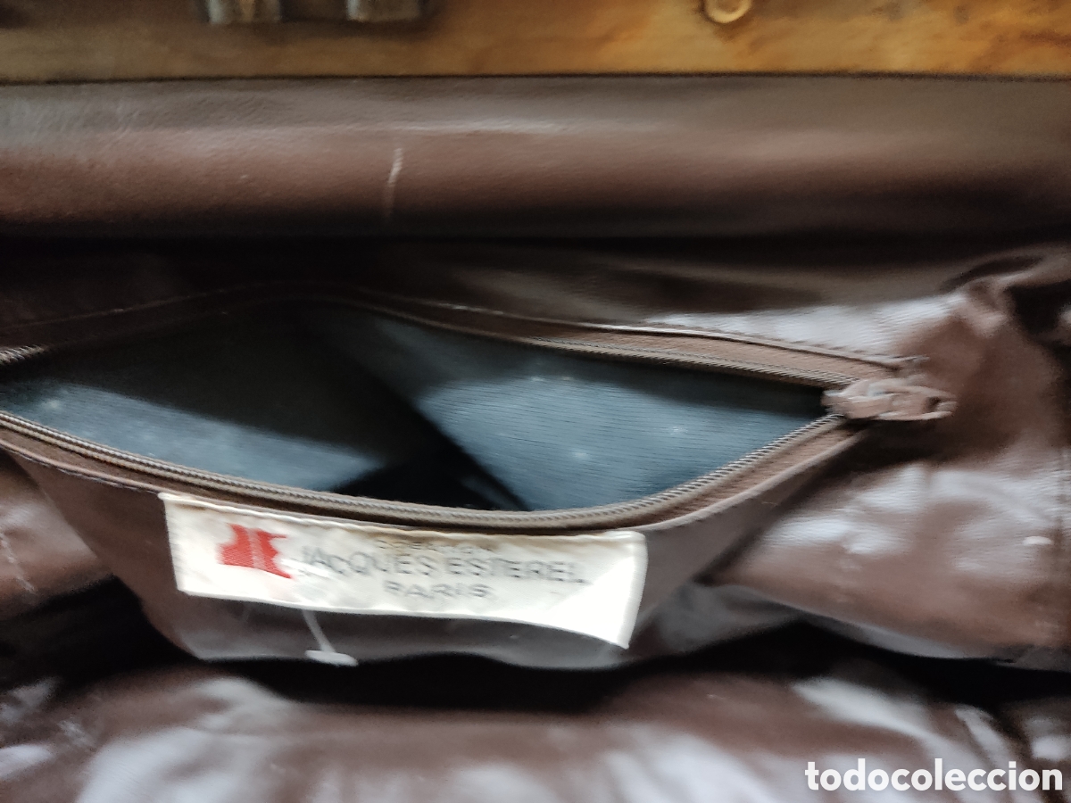 Antig&uuml;edades: Bolso de cuero estilo m&eacute;dico - Foto 7