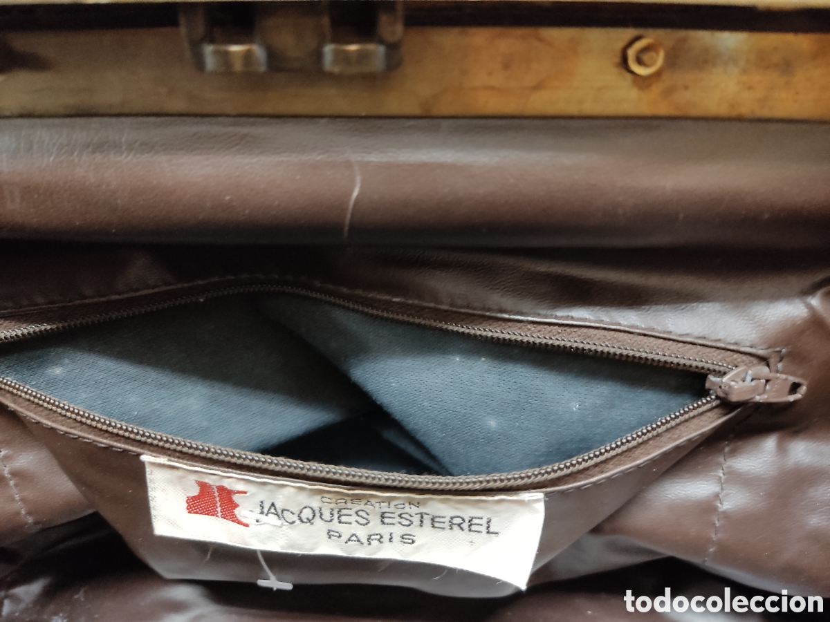 Antig&uuml;edades: Bolso de cuero estilo m&eacute;dico - Foto 9