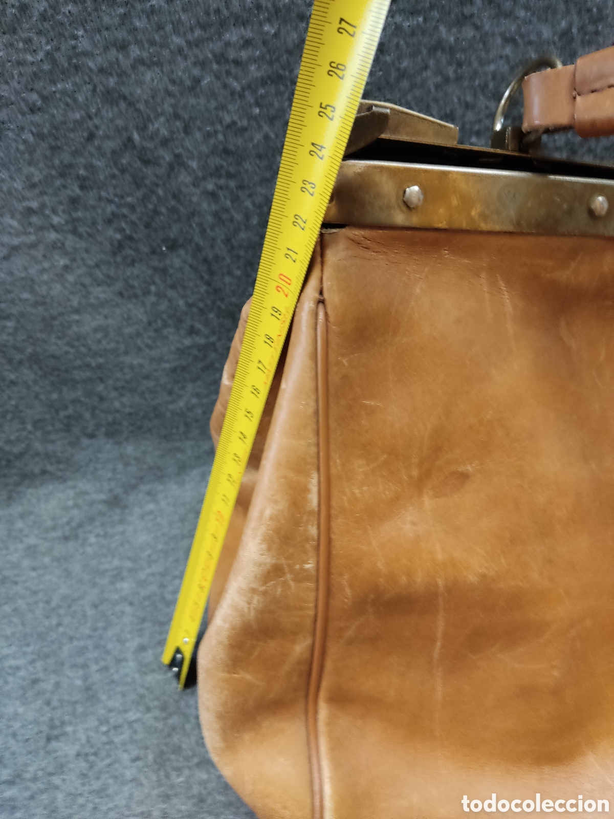Antig&uuml;edades: Bolso de cuero estilo m&eacute;dico - Foto 15