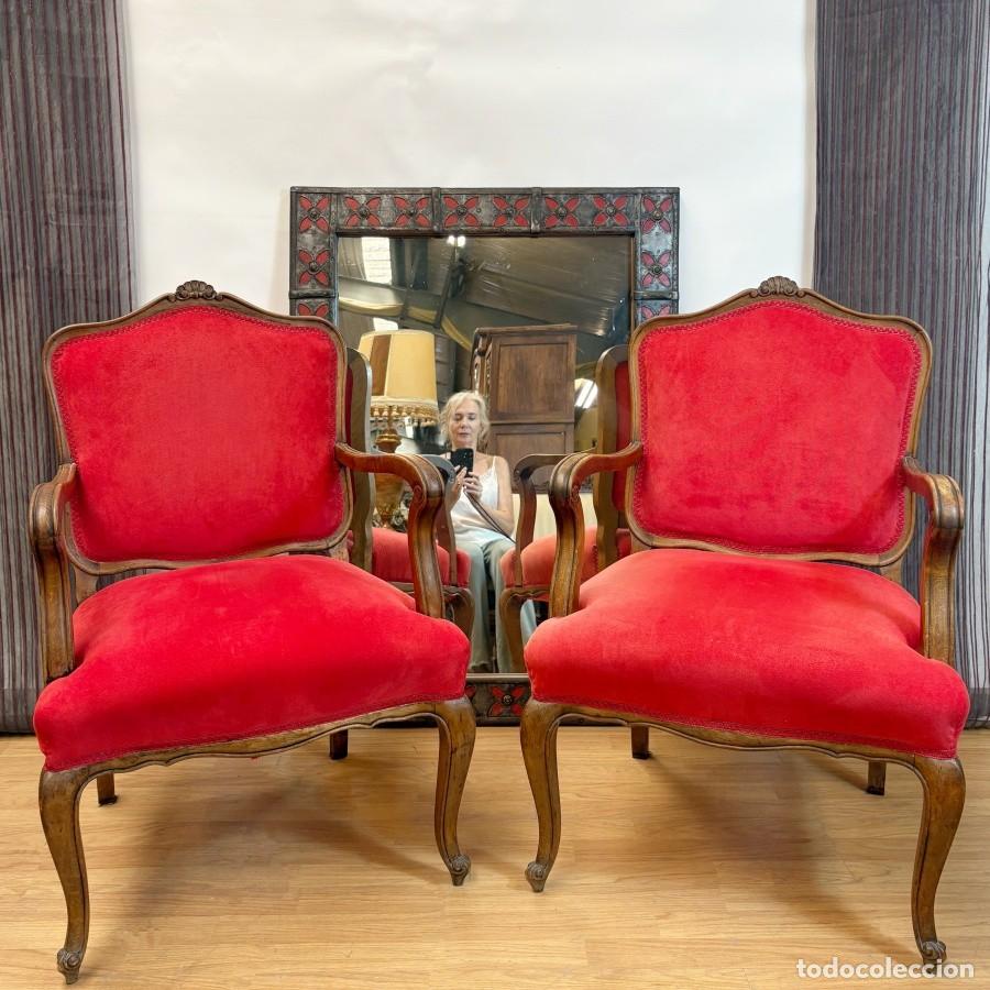 Antig&uuml;edades: Pareja Sillones Luis XV