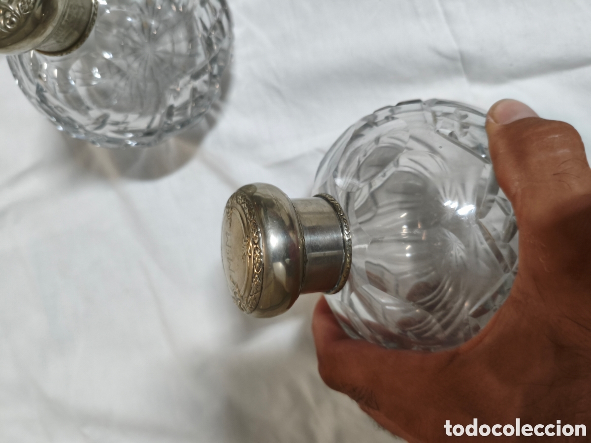Antig&uuml;edades: Botellas cristal de bohemia - Foto 2