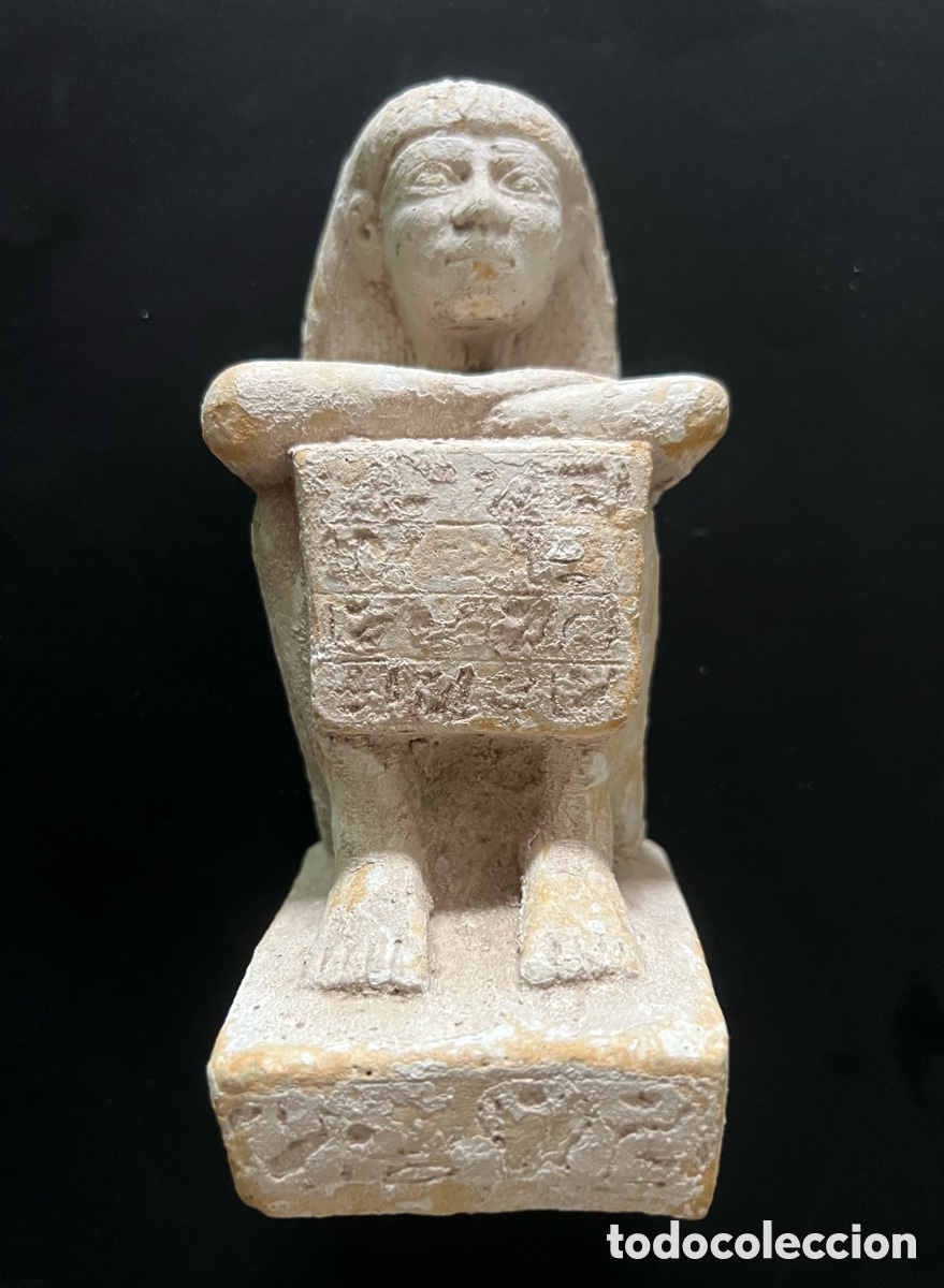 Antig&uuml;edades: Cube Statuette Limestone - Foto 3