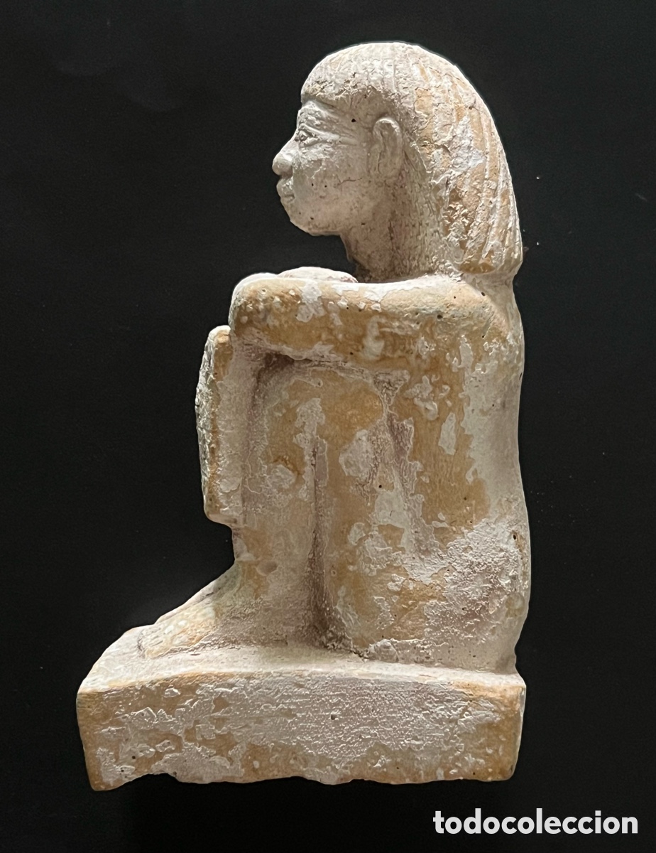 Antig&uuml;edades: Cube Statuette Limestone - Foto 4