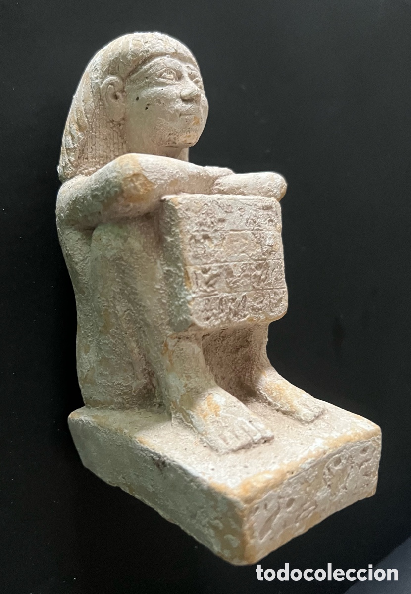 Antig&uuml;edades: Cube Statuette Limestone - Foto 2
