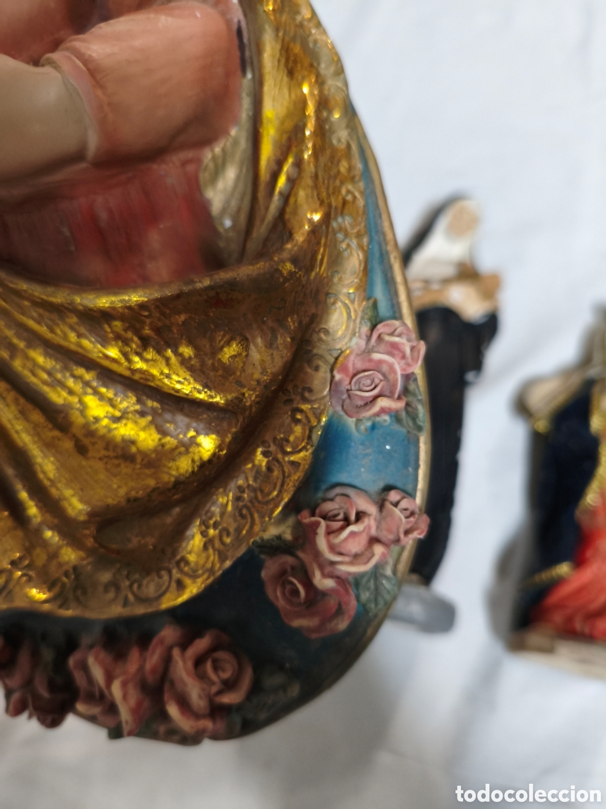 Antig&uuml;edades: Lote figuras religiosas antiguas - Foto 4