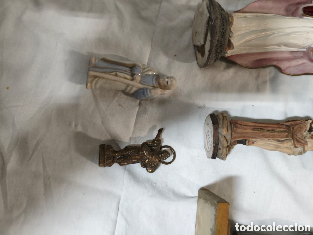 Antig&uuml;edades: Lote figuras religiosas - Foto 4