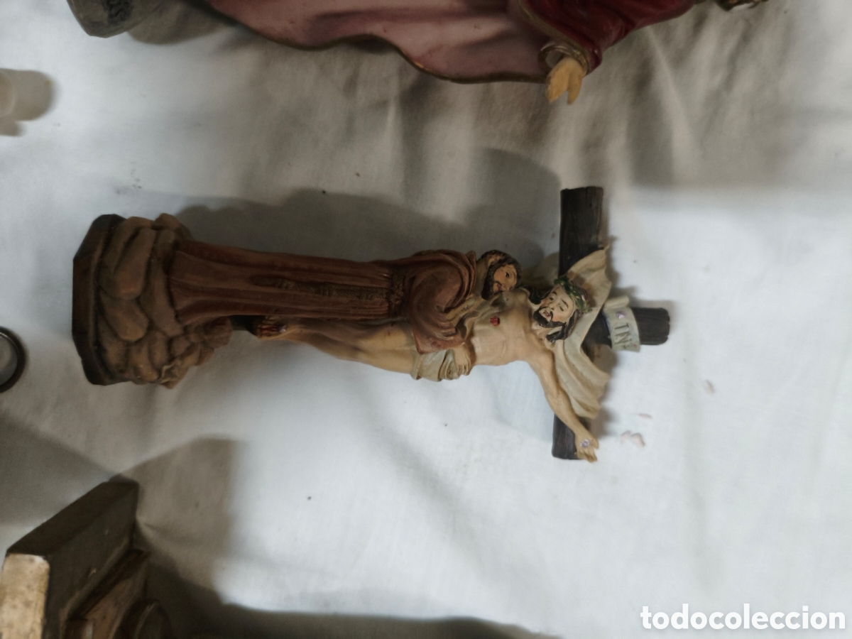 Antig&uuml;edades: Lote figuras religiosas - Foto 5