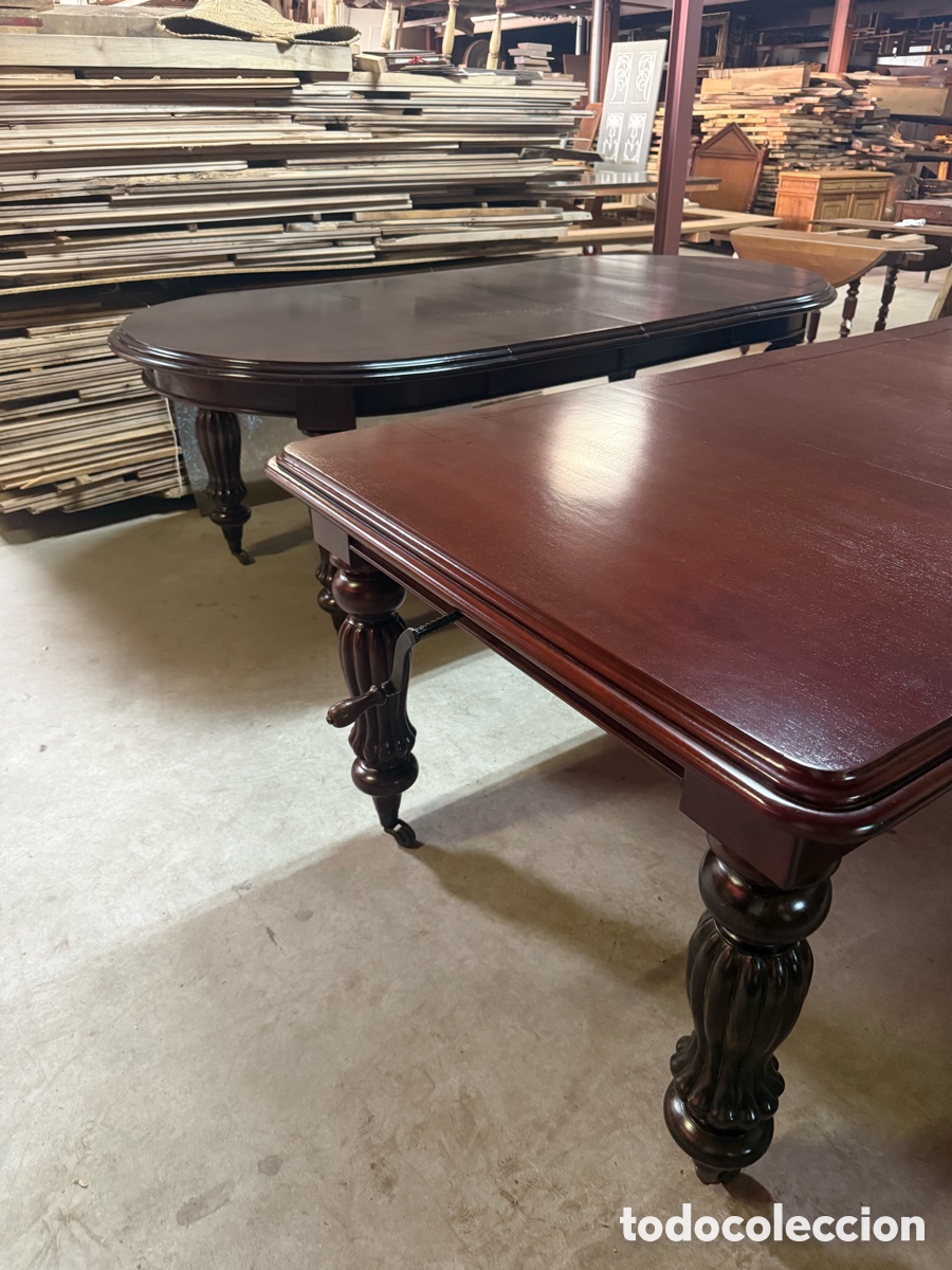 Antig&uuml;edades: Mesa Victoriana rectangular - Foto 3