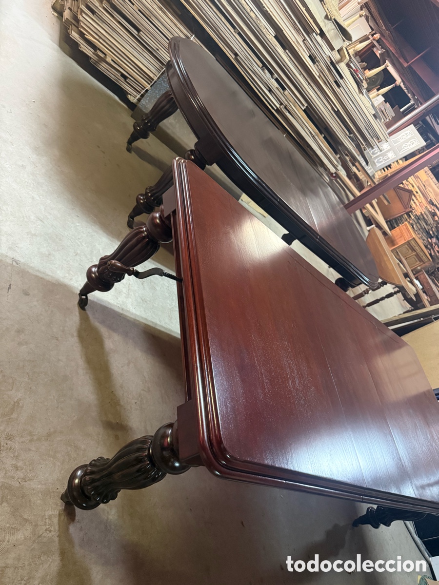 Antig&uuml;edades: Mesa Victoriana rectangular - Foto 4