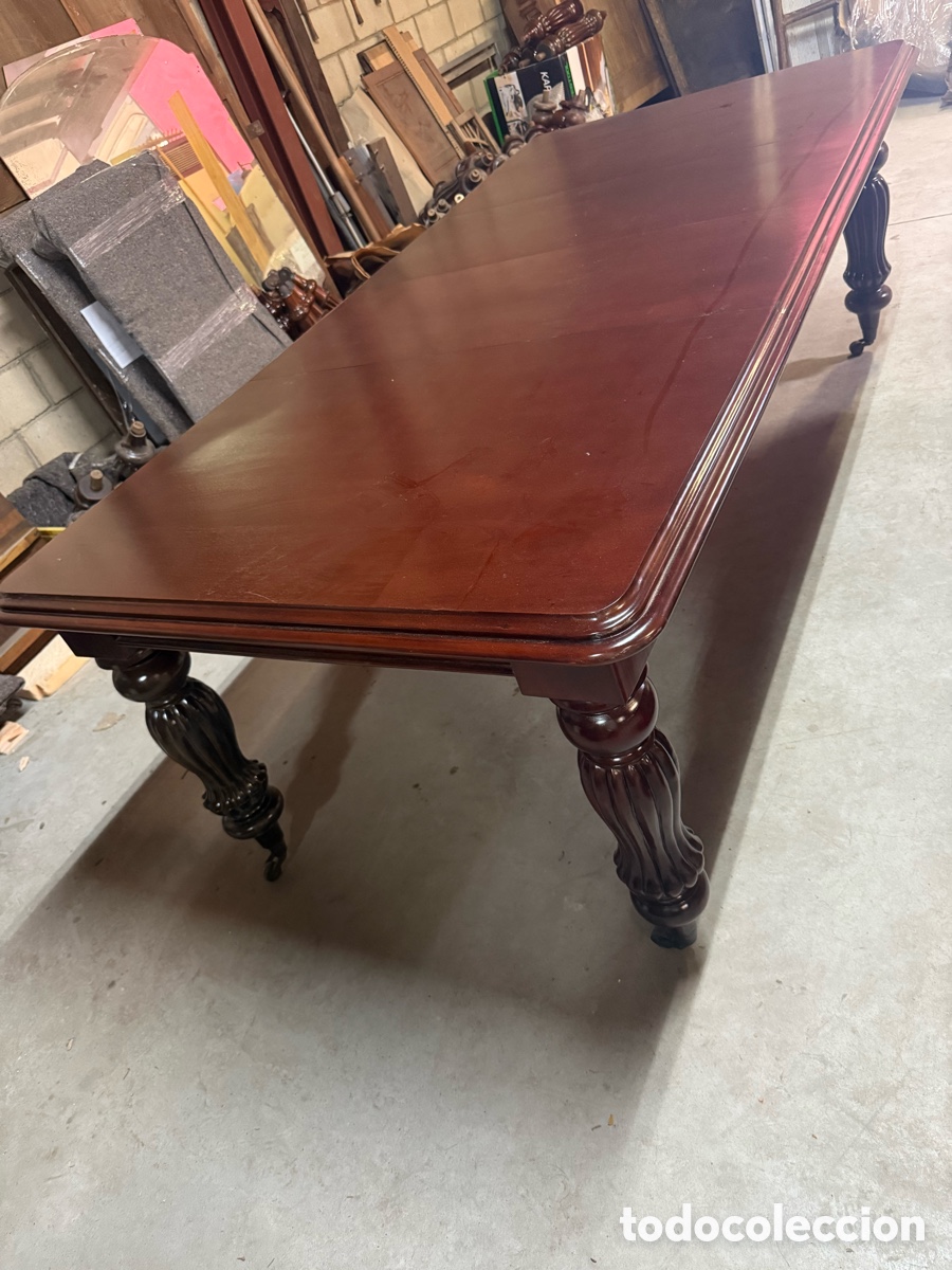 Antig&uuml;edades: Mesa Victoriana rectangular - Foto 6