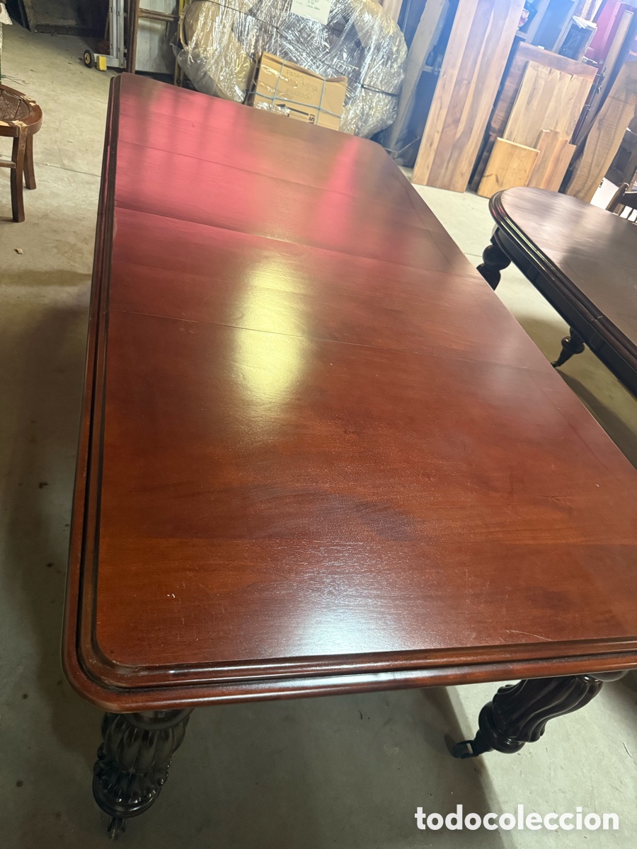 Antig&uuml;edades: Mesa Victoriana rectangular - Foto 7
