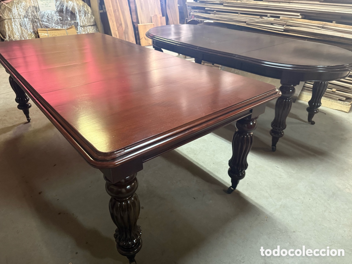 Antig&uuml;edades: Mesa Victoriana rectangular - Foto 8