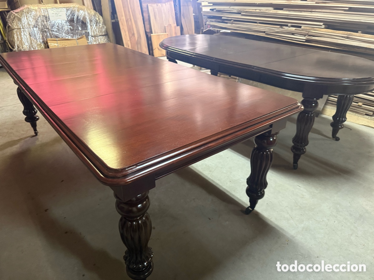Antig&uuml;edades: Mesa Victoriana rectangular - Foto 9