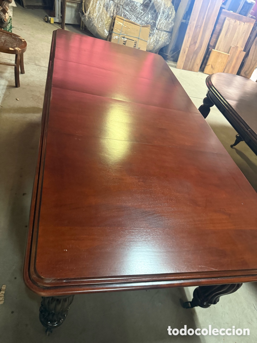Antig&uuml;edades: Mesa Victoriana rectangular - Foto 1