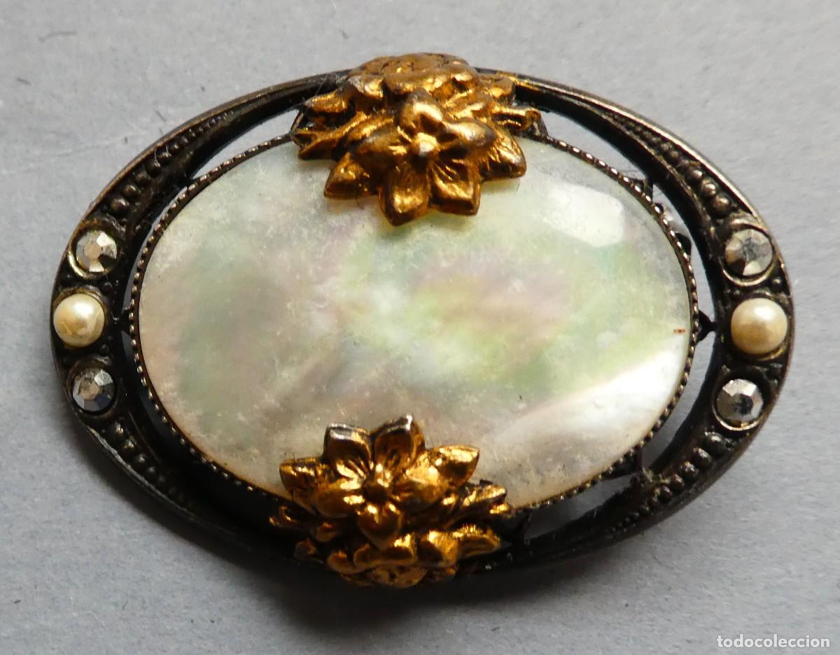Antig&uuml;edades: ANTIGUO BROCHE DE N&Aacute;CAR S.XX - Foto 1