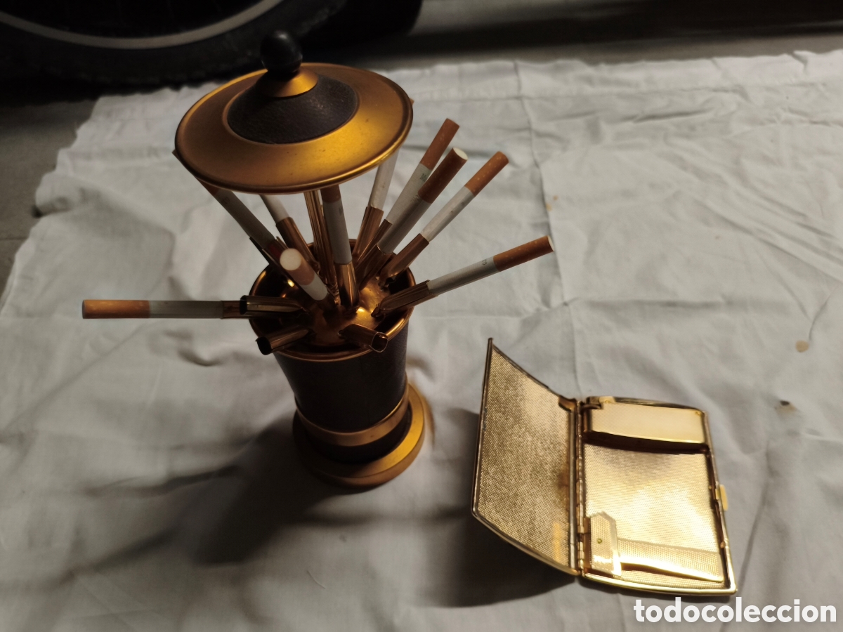 Antig&uuml;edades: Pitilleras antiguas doradas - Foto 4