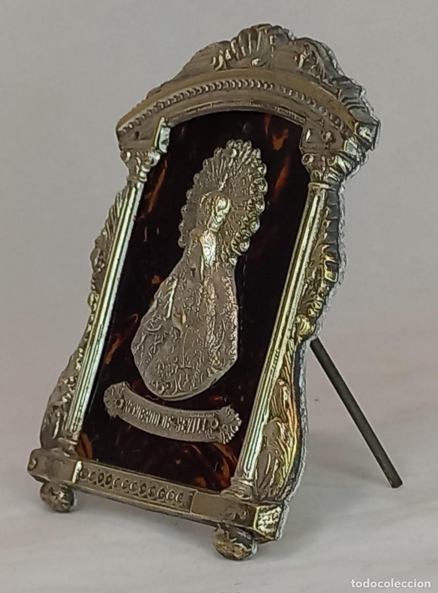 Antig&uuml;edades: MUY ANTIGUO RECUERDO DE SEVILLA , CON LA IMAGEN DE LA VIRGEN DE LA ESPERANZA MACARENA