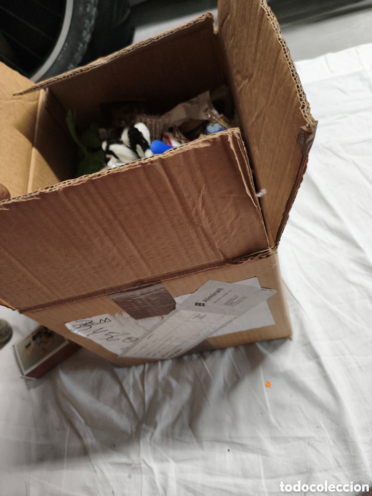 Antig&uuml;edades: Gran lote figuras cristal, porcelana y madera