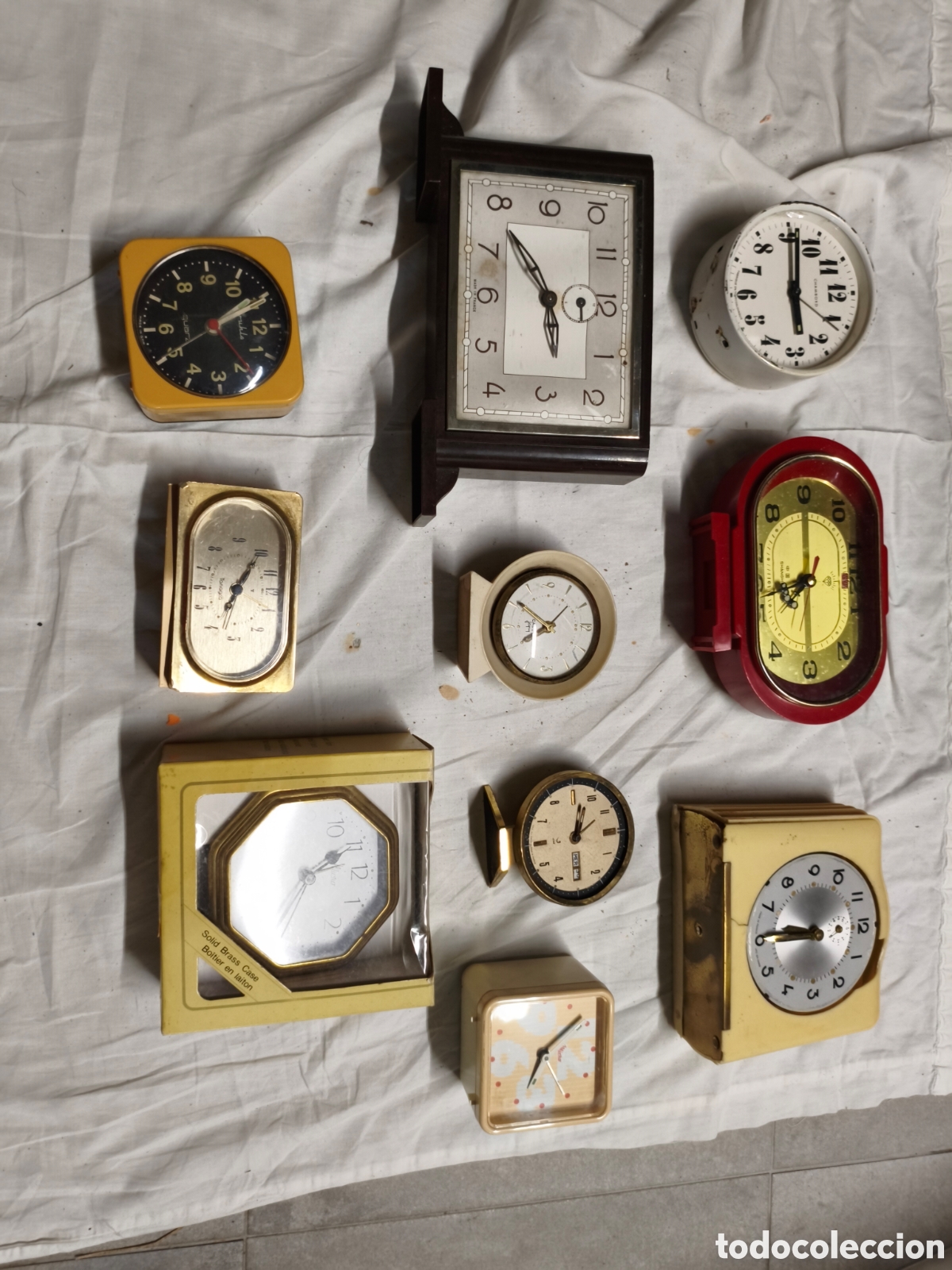 Antig&uuml;edades: Lote relojes despertadores