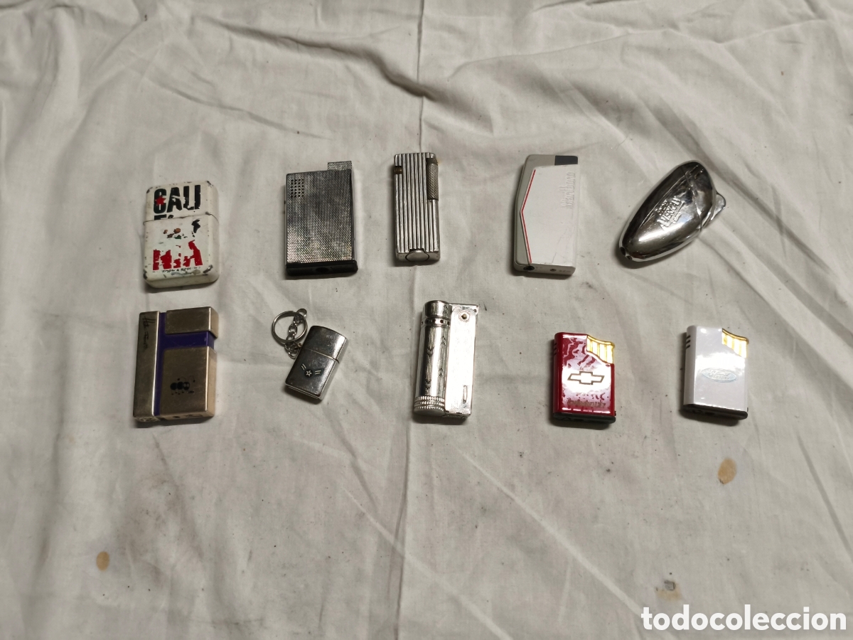 Antig&uuml;edades: Lote mecheros usados