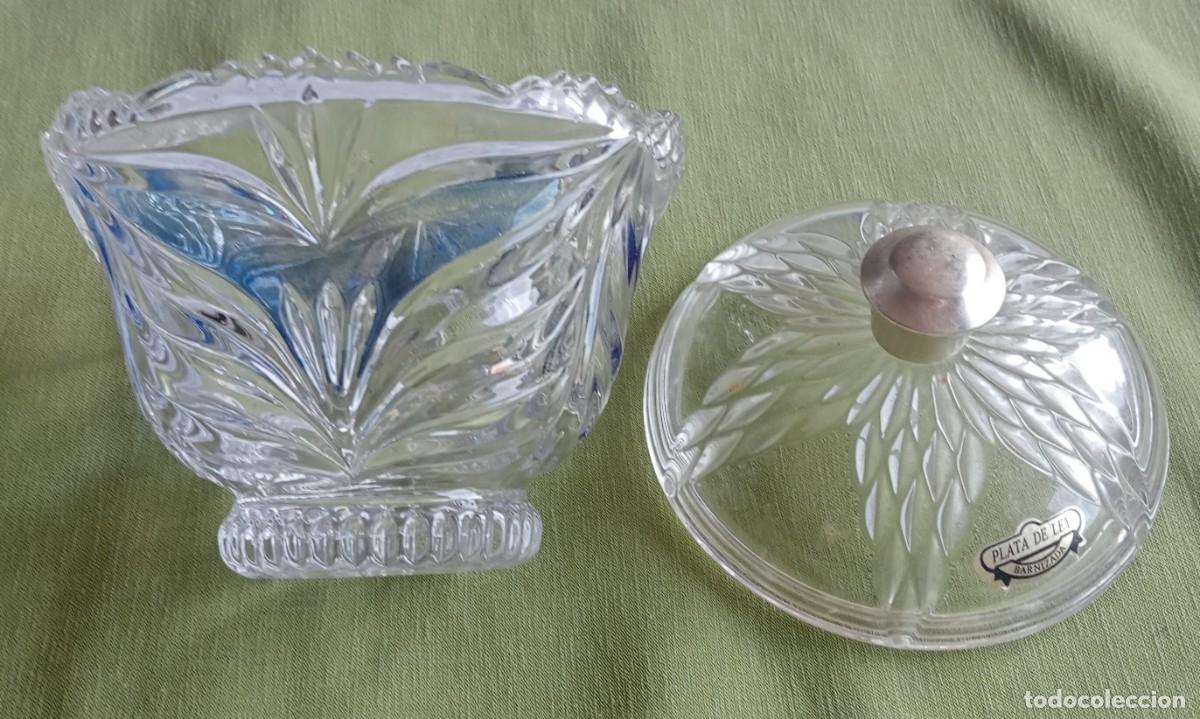 Antig&uuml;edades: BOMBONERA DE CRISTAL TALLADO, CARAMELERA DE CRISTAL TALLADO