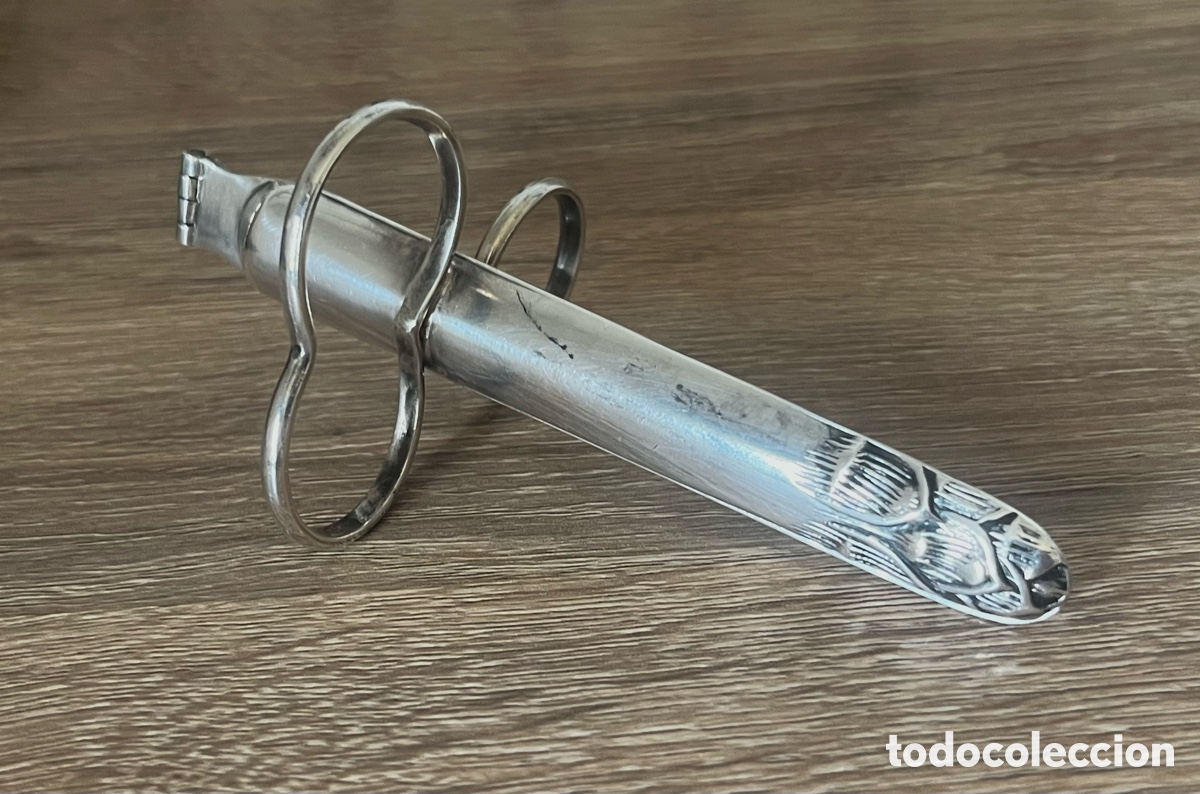 Antig&uuml;edades: PINZAS DE PLATA PARA ESP&Aacute;RRAGOS